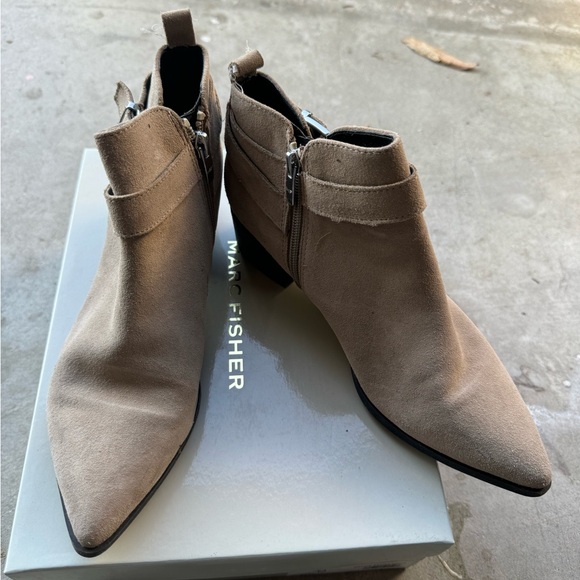 Marc Fisher suede booties - Picture 2 of 4